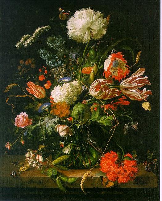 Jan Davidz de Heem Vase of Flowers 001 Germany oil painting art
